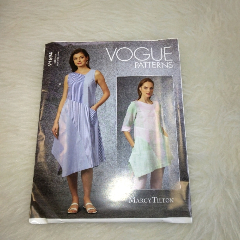 VOGUE V1694 Sz 8-16 Misses Tunic And Dress Designed By Marcy Tilton